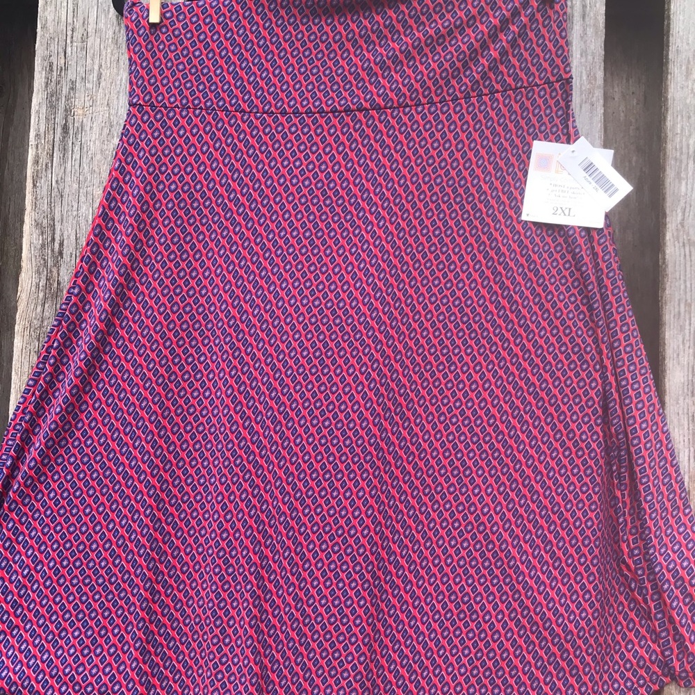 LuLaRoe Azure Skirt 2Xl